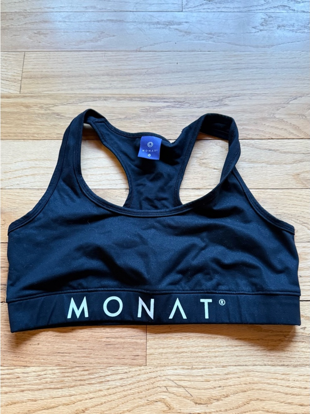 MONAT Black Racerback Sports Bra